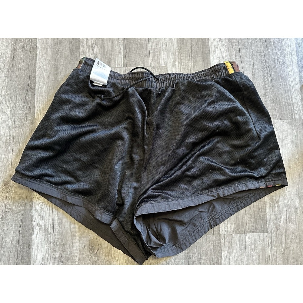 Adidas Shorts Womens Large Pacer 3-Stripes Black Multicolor‎ lined Pride Rainbow - Picture 9 of 15